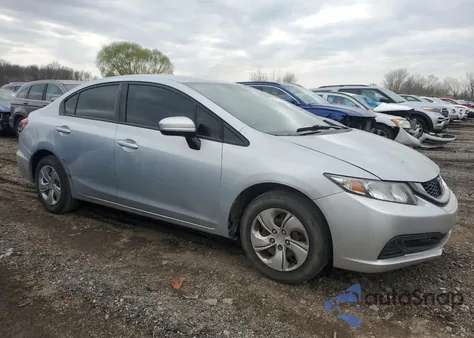 2014 Honda Civic Lx z USA, uszkodzony, nr VIN 2HGFB2F54EH554083